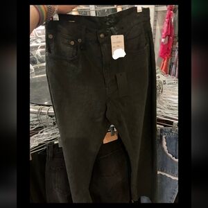 R13 Black Straight Leg Jeans